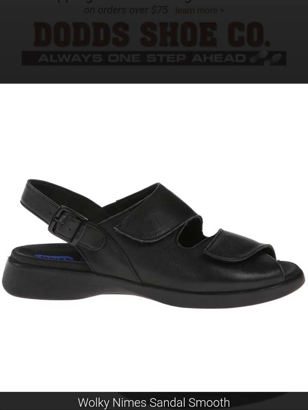Wolky Nimes Black Sandals Size 42